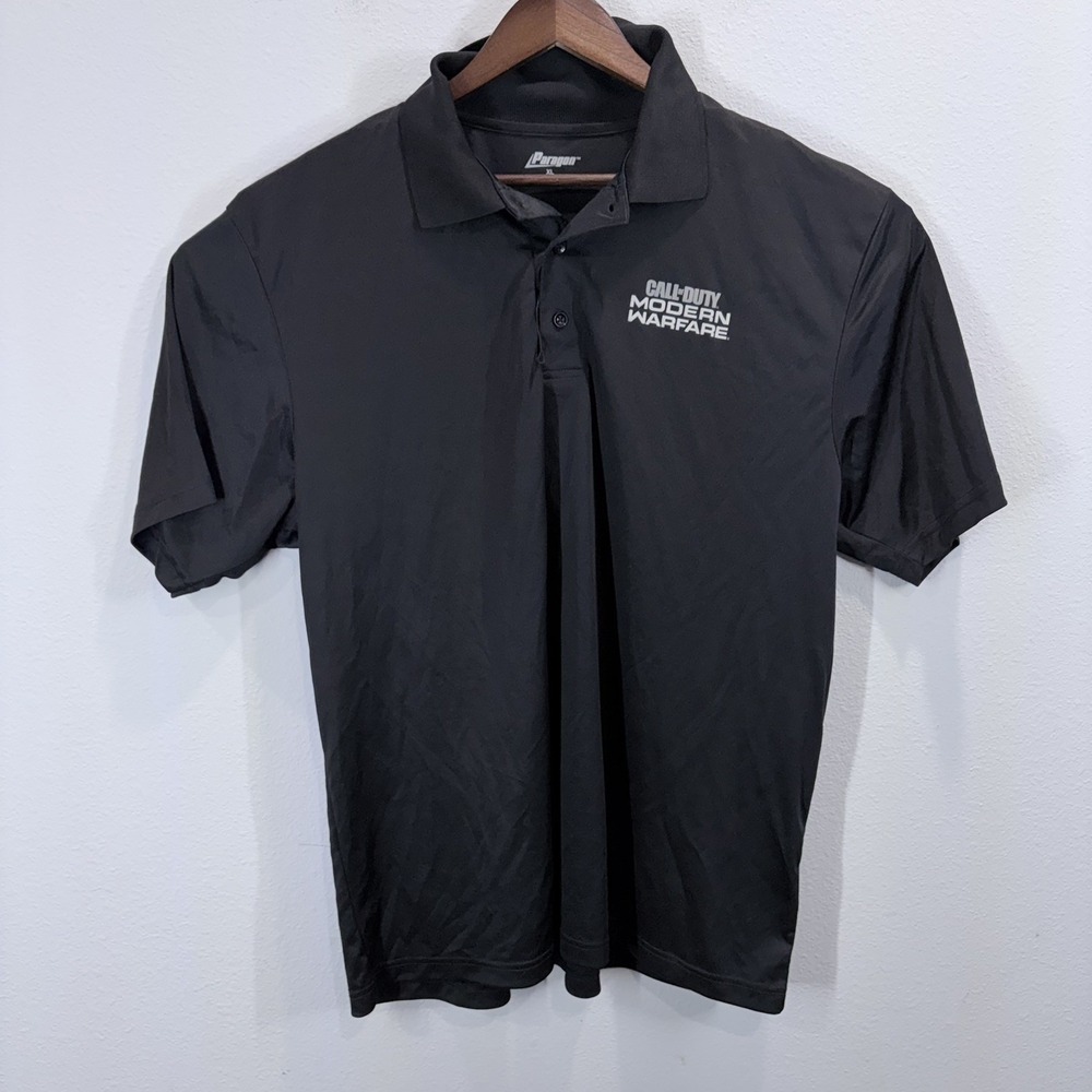 Staff Employee Call of Duty Black Ops Modern Warfare Polo Shirt Men's XL
